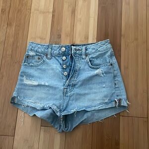 Denim shorts